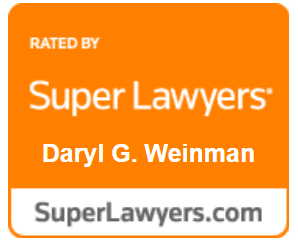 Rated By Super Lawyers Daryl G. Weinman SuperLawyers.com