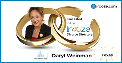 I am listed in the Irooze Divorce Directory | Daryl Weinman | Texas | irooze.com
